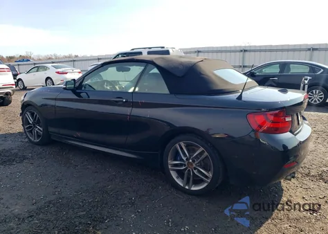 2015 BMW 228 I z USA, uszkodzony, nr VIN WBA1K5C50FV242542